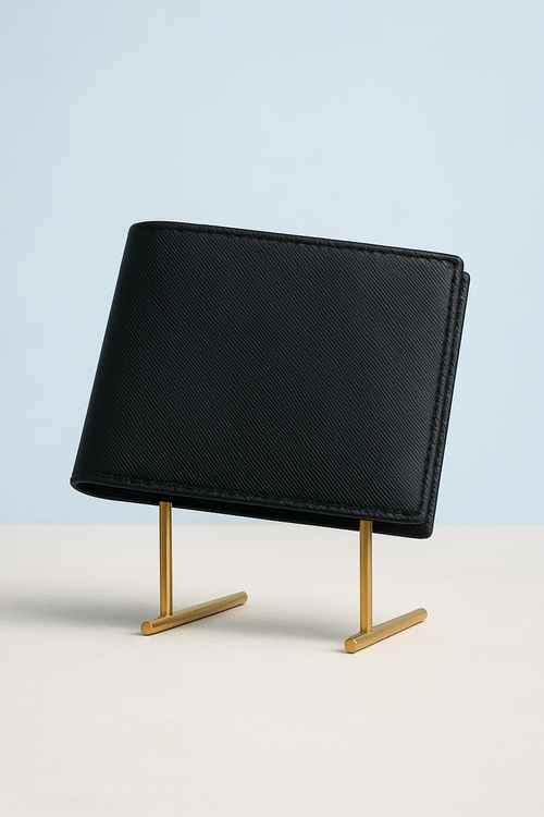 BLACK PREMIUM TEXTURE WALLET